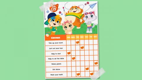 44 cats chores calendar diy 44 cats calendar for chores