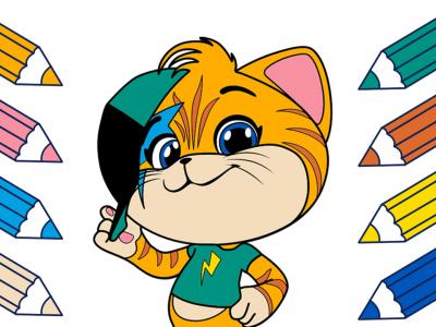 44 Gatos Vamos colorir Pilou!