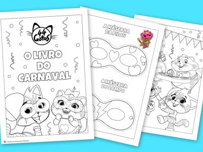 LIVRO COLORIR 44 GATOS